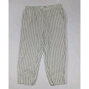 Quince European Linen Wide Leg Pull On Pants